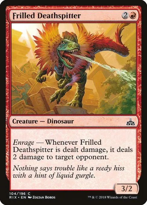 Frilled Deathspitter · Rivals of Ixalan 104/205