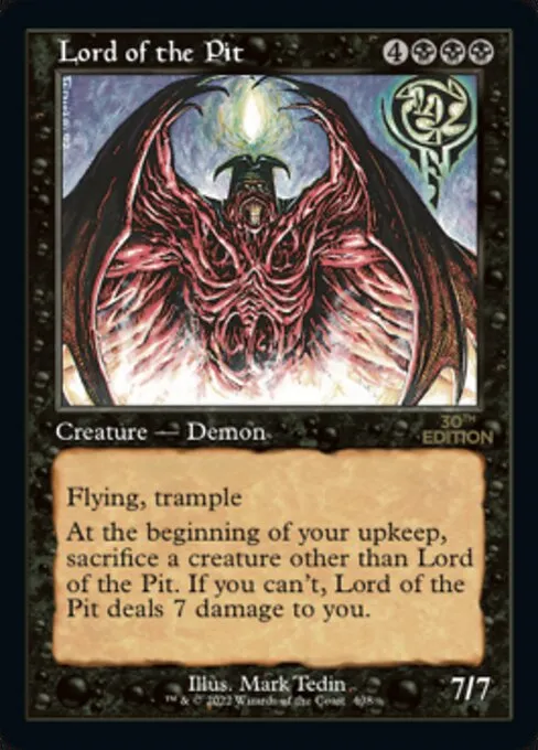 Lord of the Pit · 30th Anniversary Edition 408/594