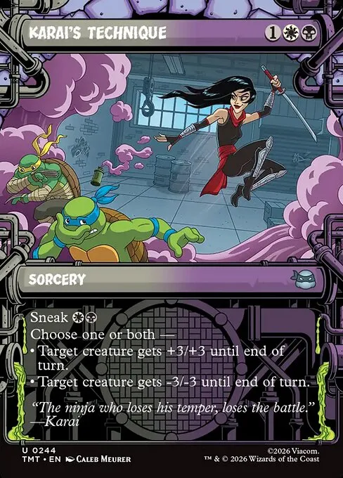 Karai's Technique · Teenage Mutant Ninja Turtles 244/320