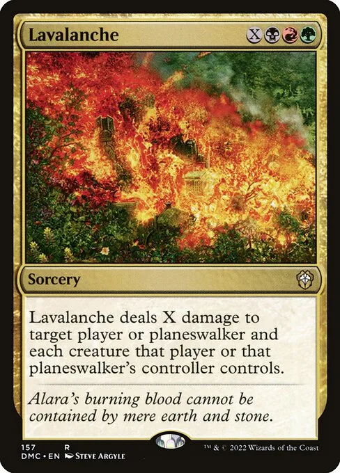 Lavalanche · Dominaria United Commander 157/240