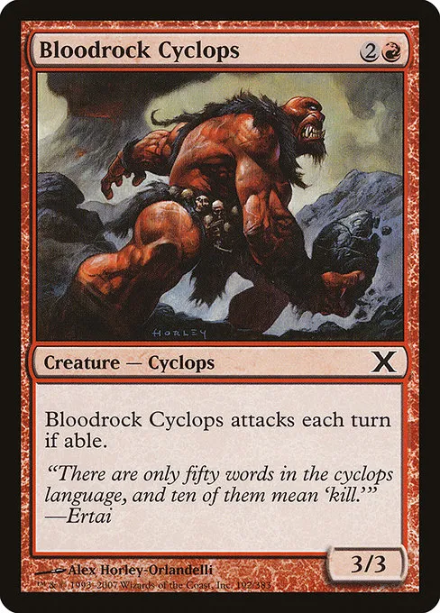 Bloodrock Cyclops · Tenth Edition 192/510