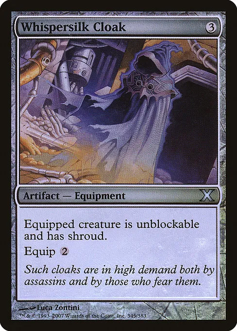 Whispersilk Cloak · Tenth Edition 345★/510
