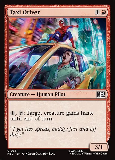 Taxi Driver · Marvel Super Heroes Commander 811/9
