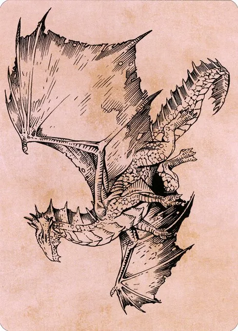 Ancient Bronze Dragon // Ancient Bronze Dragon · Battle for Baldur's Gate Art Series 58/81