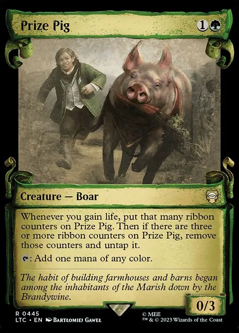 Prize Pig · Tales of Middle-earth Commander 445/591