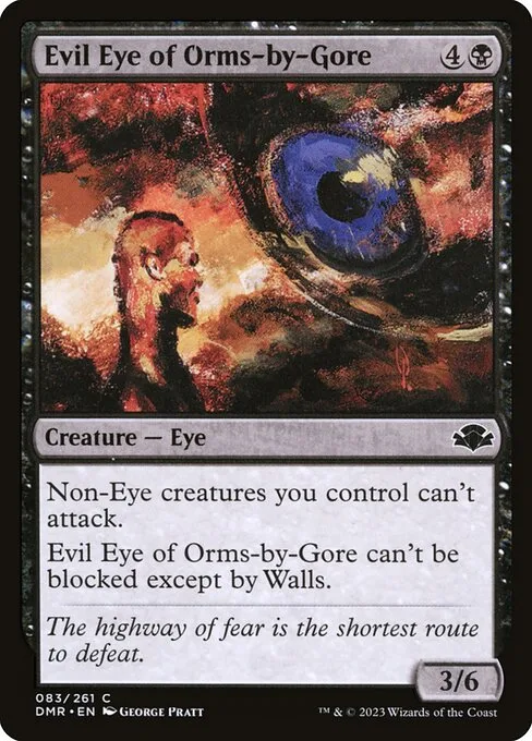 Evil Eye of Orms-by-Gore · Dominaria Remastered 83/457