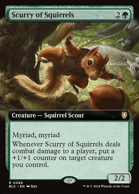 Scurry of Squirrels · Bloomburrow Commander 66/356