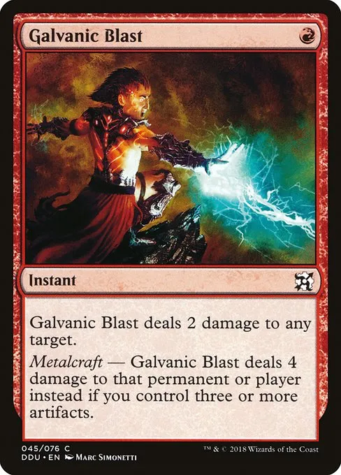 Galvanic Blast · Duel Decks: Elves vs. Inventors 45/76