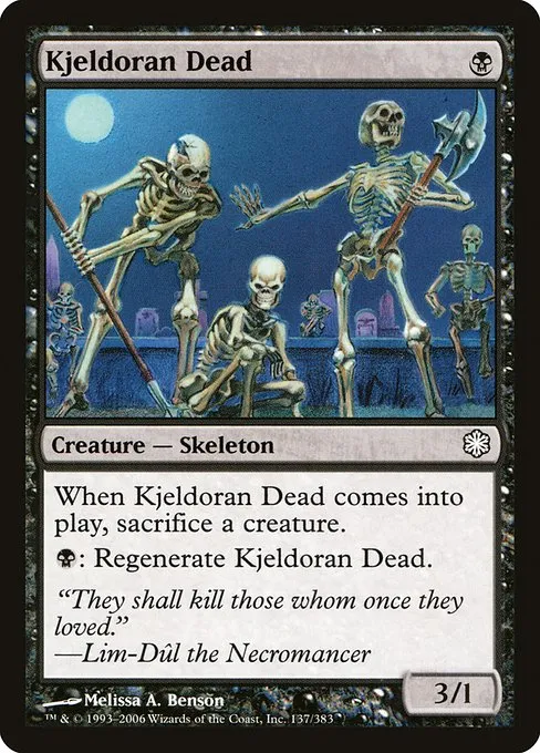 Kjeldoran Dead · Coldsnap Theme Decks 137/62
