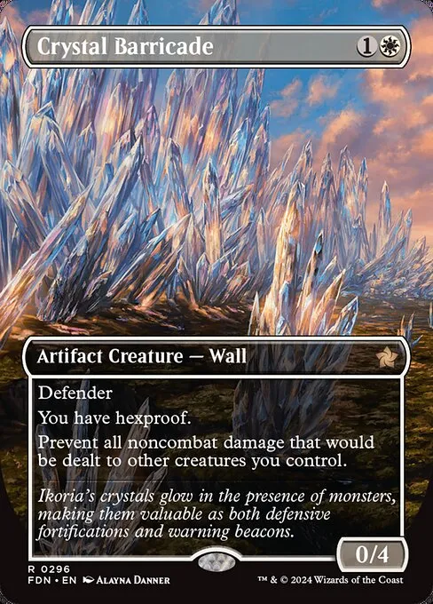 Crystal Barricade · Foundations 296/771