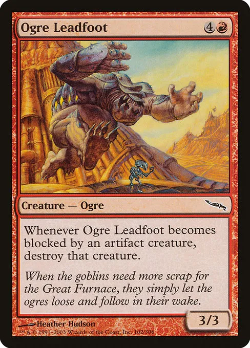 Ogre Leadfoot · Mirrodin 102/306