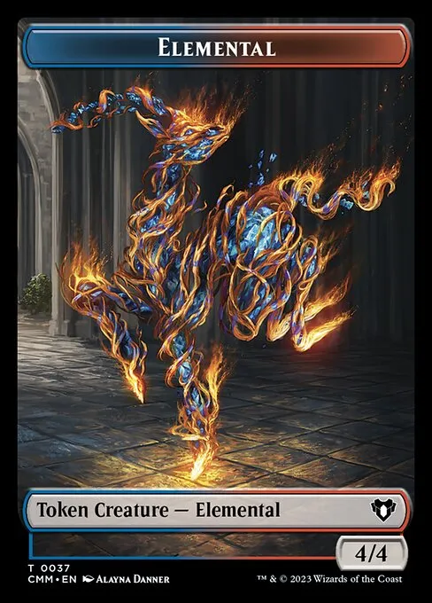 Elemental · Commander Masters Tokens 37/81