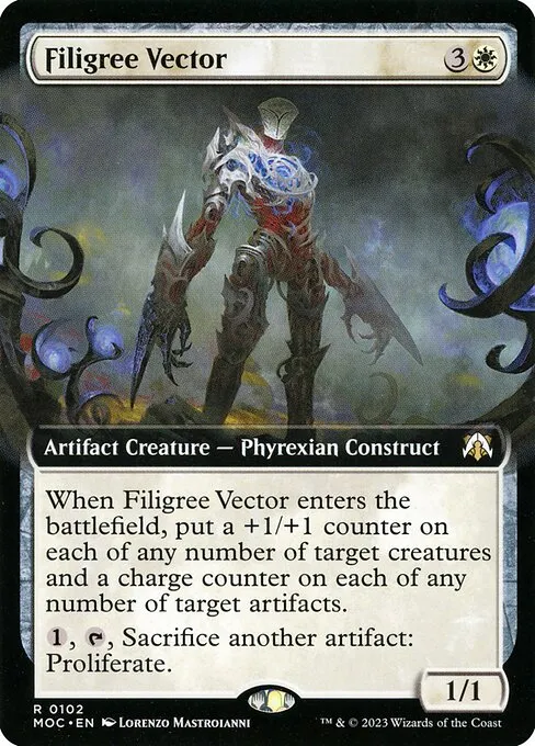 Filigree Vector · March of the Machine Commander 102/450