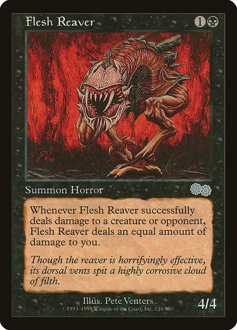 Flesh Reaver · Urza's Saga 136/357
