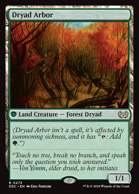 Dryad Arbor · Duskmourn: House of Horror Commander 273/373