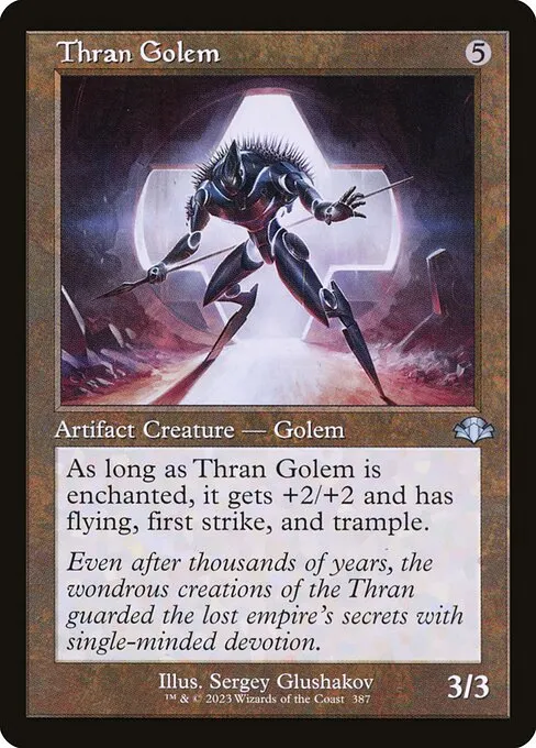 Thran Golem · Dominaria Remastered 387/457