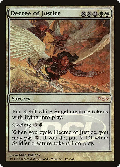 Decree of Justice · Judge Gift Cards 2007 5/5