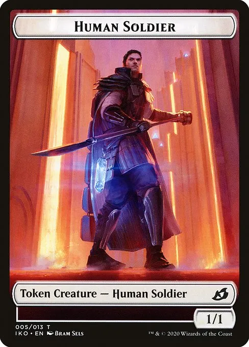 Human Soldier · Ikoria: Lair of Behemoths Tokens 5/14