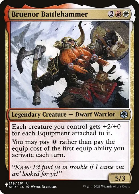 Bruenor Battlehammer · The List AFR-219/5050