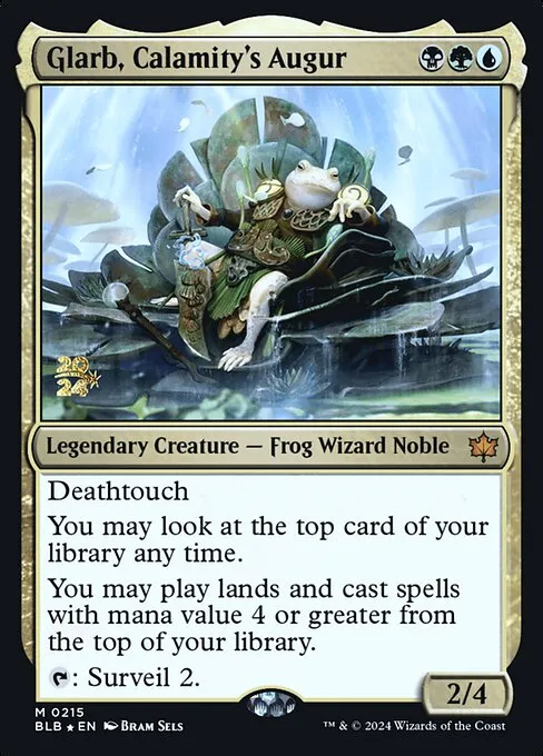 Glarb, Calamity's Augur · Bloomburrow Promos 215s/160