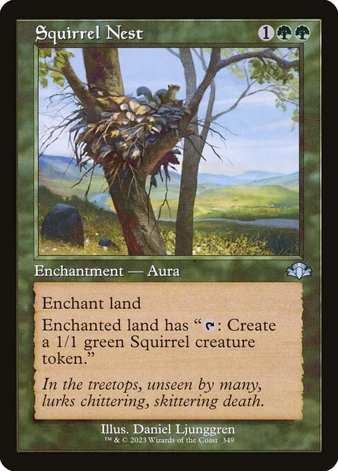 Squirrel Nest · Dominaria Remastered 349/457