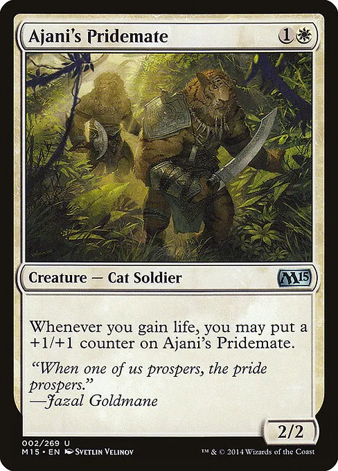 Ajani's Pridemate · Magic 2015 2/284