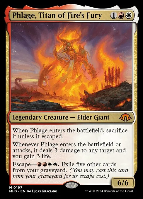 Phlage, Titan of Fire's Fury · Modern Horizons 3 197/528