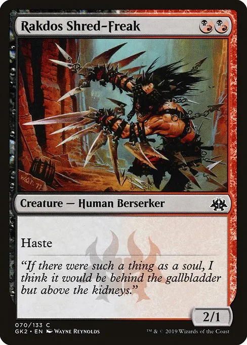 Rakdos Shred-Freak · RNA Guild Kit 70/133