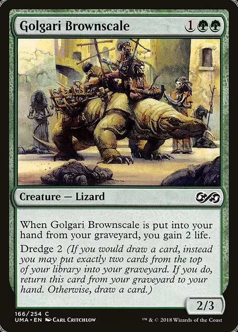 Golgari Brownscale · Ultimate Masters 166/254