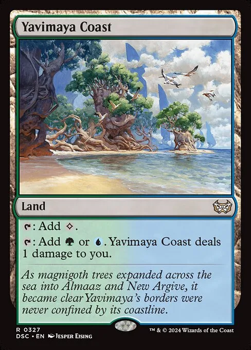 Yavimaya Coast · Duskmourn: House of Horror Commander 327/373