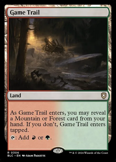 Game Trail · Bloomburrow Commander 306/356