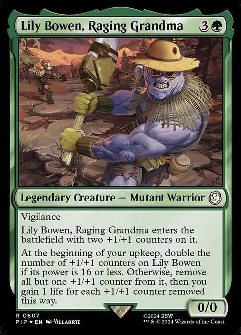 Lily Bowen, Raging Grandma · Fallout 607/1068