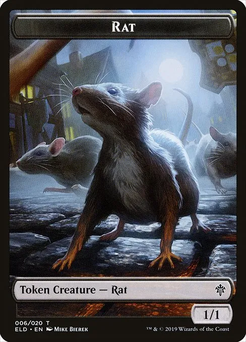 Rat · Throne of Eldraine Tokens 6/20