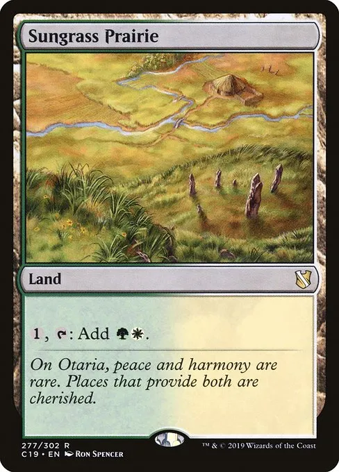 Sungrass Prairie · Commander 2019 277/302