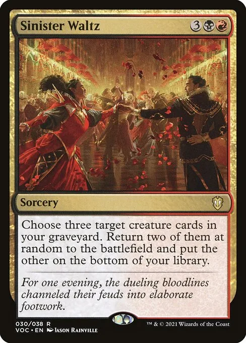 Sinister Waltz · Crimson Vow Commander 30/188