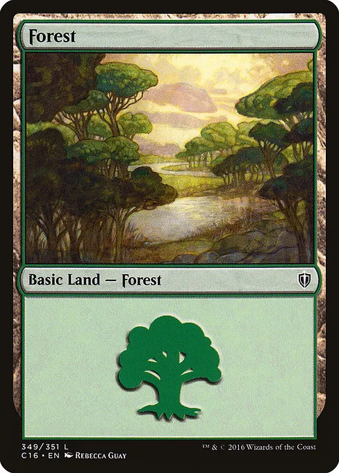 Forest · Commander 2016 349/351