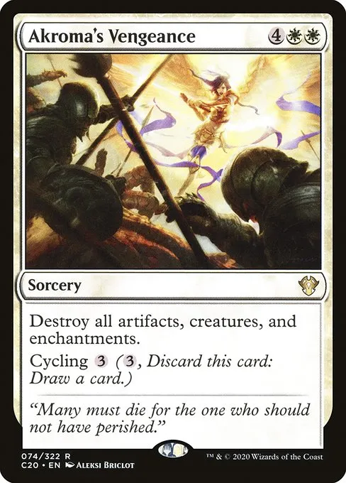 Akroma's Vengeance · Commander 2020 74/322