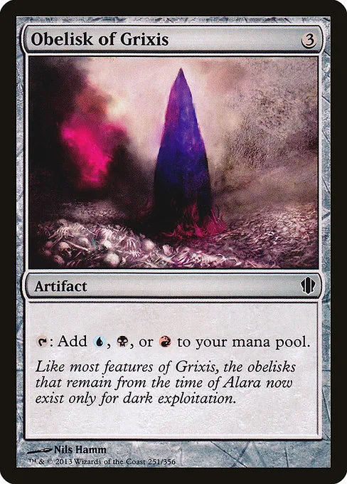 Obelisk of Grixis · Commander 2013 251/356