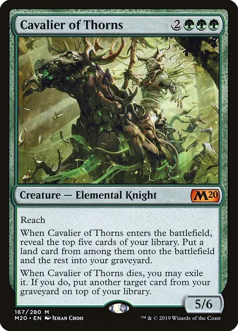 Cavalier of Thorns · Core Set 2020 167/346