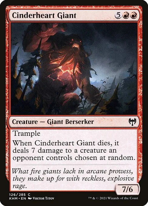 Cinderheart Giant · Kaldheim 126/425