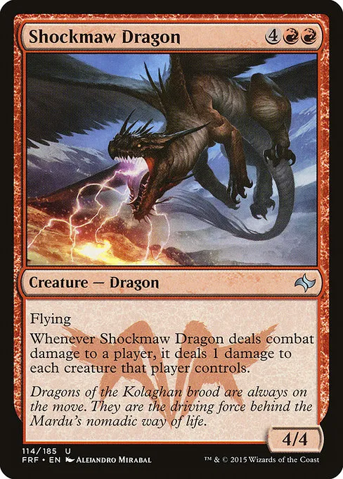 Shockmaw Dragon · Fate Reforged 114/191