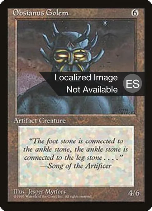 Obsianus Golem · Fourth Edition Foreign Black Border 339/378