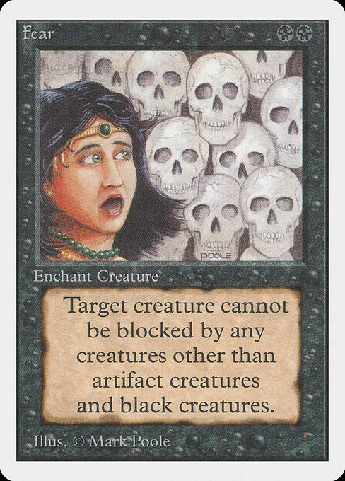 Fear · Unlimited Edition 109/302