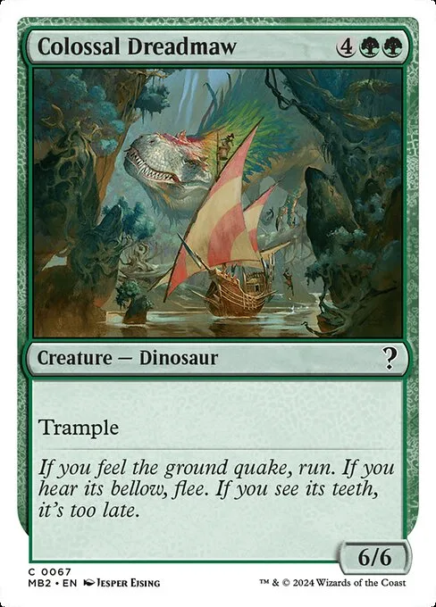 Colossal Dreadmaw · Mystery Booster 2 67/385