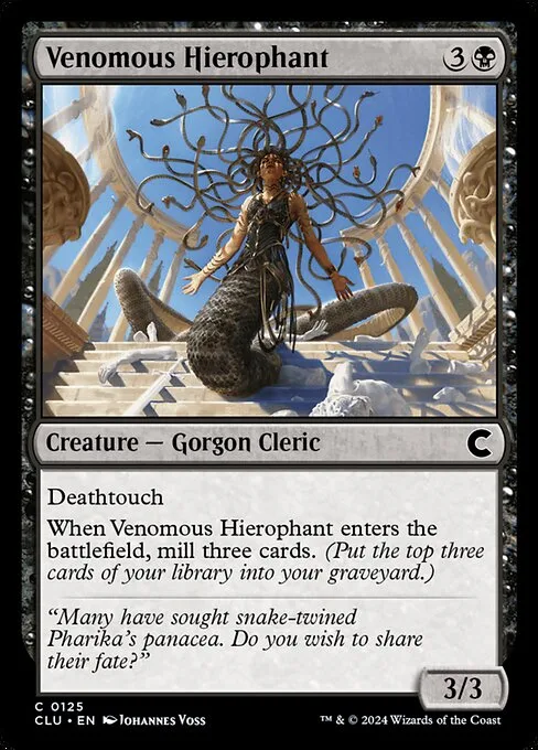 Venomous Hierophant · Ravnica: Clue Edition 125/284