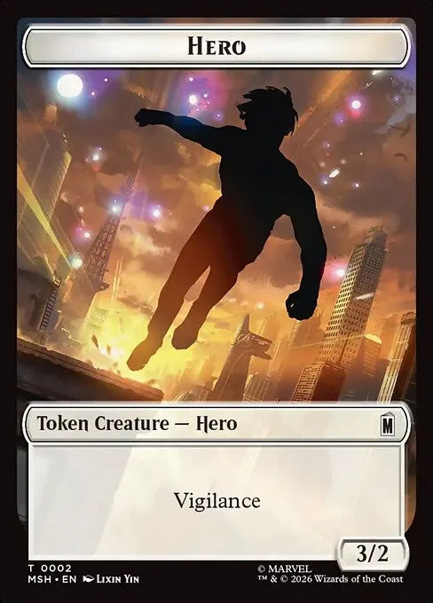Hero · Marvel Super Heroes Tokens 2