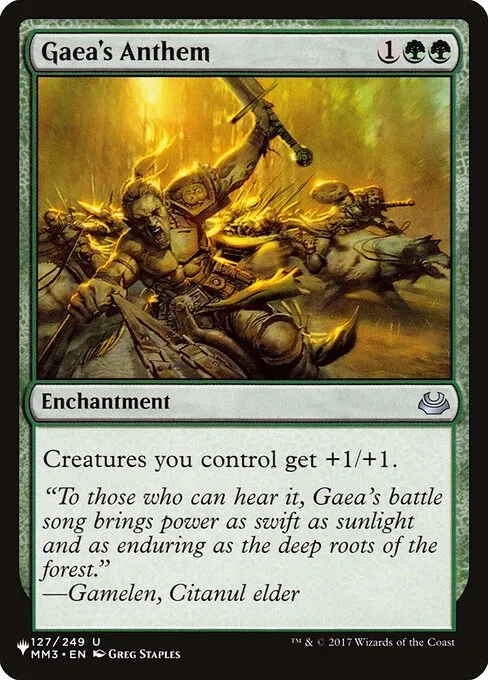 Gaea's Anthem · The List MM3-127/5050