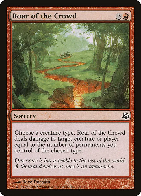 Roar of the Crowd · Morningtide 100/150