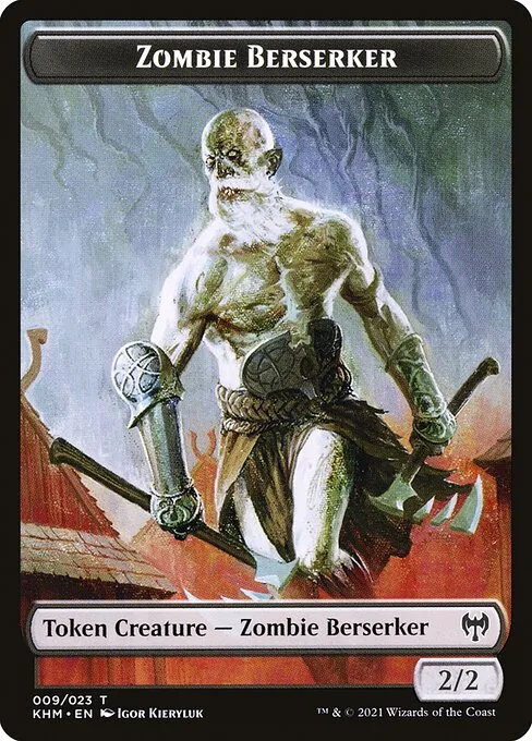 Zombie Berserker · Kaldheim Tokens 9/23