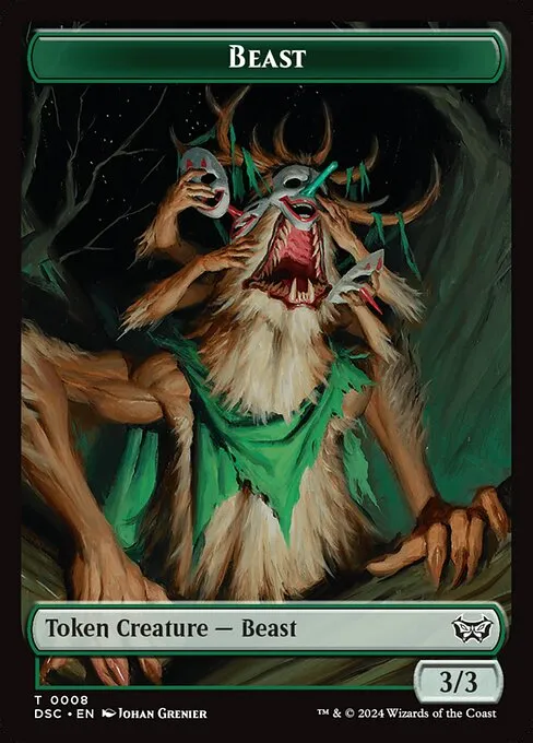 Beast · Duskmourn Commander Tokens 8/23